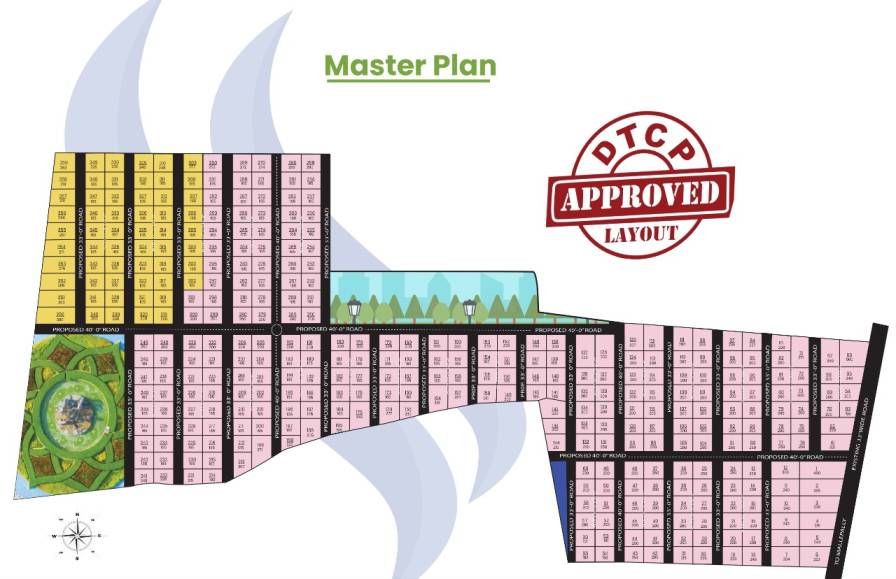 dtcp approved plots in hyderabad project layout