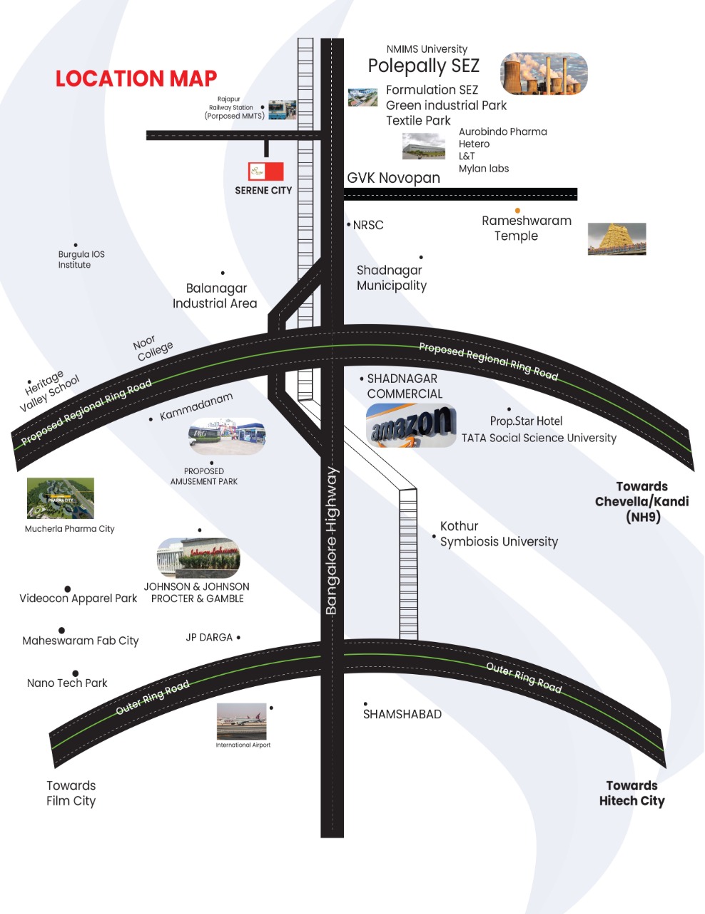 dtcp approved plots in hyderabad project location
