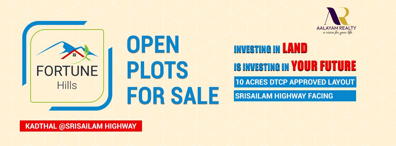 open plots for sale in Srisailam Highway
