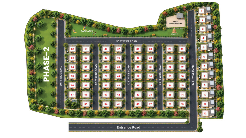 Aalayam Urban Villas Layout